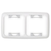 Marco 2 elementos simon 31621-30 blanco nieve serie 31