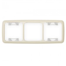 Marco 3 elementos simon 31631-31 marfil serie 31