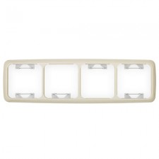 Marco 4 elementos simon 31641-31 marfil serie 31
