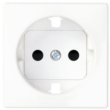 Tapa base enchufe schuko simon 82041-30 color blanco