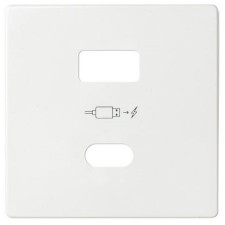 Tapa cargador doble USB quickcharge simon 8201296-030 blanco