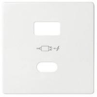 Tapa cargador doble USB quickcharge simon 8201296-030 blanco