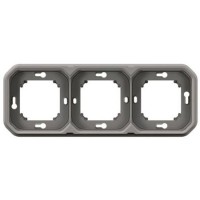 Marco Legrand 069687L Plexo 3 elementos horizontal