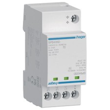 Limitador sobretensiones transitorias monoblock  3P+N, 15kA, 440/275V SPB405D Hager