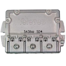 Repartidor distribuidor Televes 543802 5 direcciones 10/9,5dB
