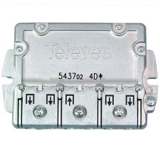 Repartidor Televes 543702 interior 4 direcciones 9/7,5db
