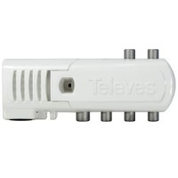 Amplificador vivienda 552920 Televés conector CEI 1e/4s/tv