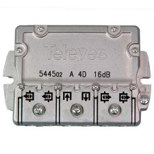 Derivador plantas 2-3 4D conector easyF televes 544502