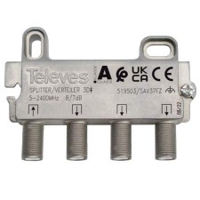 Repartidor 3 salidas 7/9dB 5/2400MHz 519503 televes