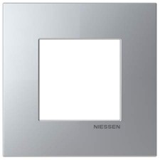 Marco 1 elemento Niessen Zenit S Z2271 PL Plata