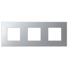 Marco 3 elementos Niessen Zenit S Z2273 PL Plata