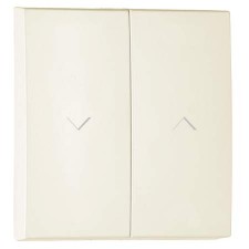 Tecla marfil doble interruptor persianas Efapel 90613 TMF