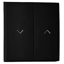 Tecla doble persianas Negro Mate Efapel Logus 90 90613t pm