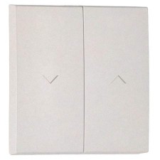 Tecla doble interruptor de persianas Efapel 90613 T GE HIELO