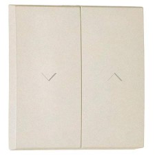 Tecla doble interruptor de persianas Efapel 90613 T PE PERLA