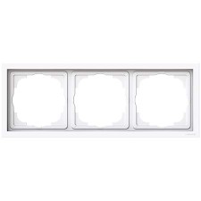 Marco 3 elementos Niessen Vega 8873 BL blanco brillo