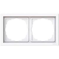 Marco 2 elementos Niessen Vega 8872 BT blanco mate