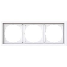 Marco 3 elementos Niessen Vega 8873 BT blanco mate