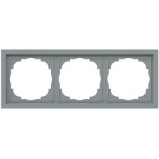Marco 3 elementos Niessen Vega 8873 GN gris niebla