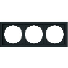 Marco 3 elementos Niessen Vega 8873 NT negro mate