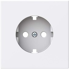 Tapa base enchufe Niessen Vega 8888 BL blanco mate
