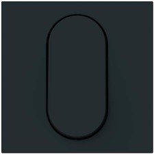 Tecla interruptor conmutador Niessen Vega 8801 NT negro mate