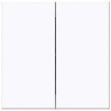 Tecla doble Niessen Vega 8801 BL blanco brillo