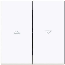 Tecla doble persianas Niessen Vega 8844 BL blanco brillo