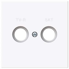 Tapa toma antena Niessen Vega 8850.1 BT blanco mate