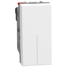 Pulsador 1 módulo Light Now Bticino YW4005A iluminable blanco