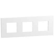 Marco 3 elementos Bticino LightNow YA4802M3WW blanco