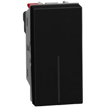 Conmutador 1 módulo Light Now Bticino YD4003A iluminable Dark