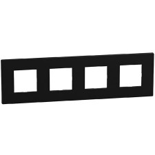 Marco 4 elementos Bticino LightNow YA4802M4DD dark