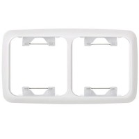 Marco 2 elementos simon 31621-30 blanco nieve serie 31