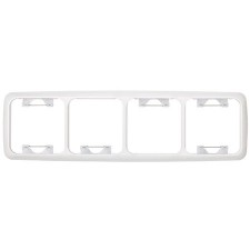 Marco 4 elementos simon 31641-30 blanco nieve serie 31