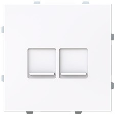 Tapa informática RJ45 Niessen Vega 8816.4 BL blanco brillo