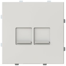 Tapa informática doble RJ45 Niessen Vega 8816.4 DN Duna