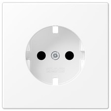 Tapa enchufe Jung LS 1520 KI PL WWM blanco mate