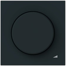 Tapa botón regulador Niessen Vega 8860.2 NT negro mate