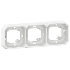 Marco plexo 3 elementos Legrand 069698L blanco