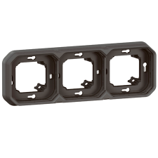 Marco Legrand 069608L Plexo 3 elementos horizontal antracita