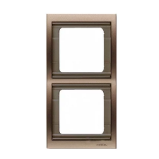Marco 2 elementos vertical cobre saten 8472cs serie Olas Niessen