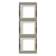 Marco 3 elementos vertical acero perla 8473ap serie Olas Niessen