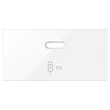 Tapa regulador USB C Simon 10001197-130 blanco brillante