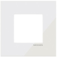 Marco 1 elemento Niessen Zenit S Z2271 TB tacteo blanco