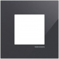 Marco 1 elemento Niessen Zenit S Z2271 TN tacteo negro