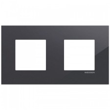 Marco 2 elementos Niessen Zenit S Z2272 TN tacteo negro