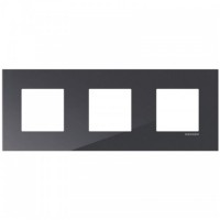 Marco 3 elementos Niessen Zenit S Z2273 TN tacteo negro