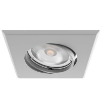 Aro empotrable basculante Eclipse 222230 Beneito & Faure Silver Matt