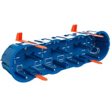 Caja Solera 5925GW mecanismos tabique hueco 4 elementos